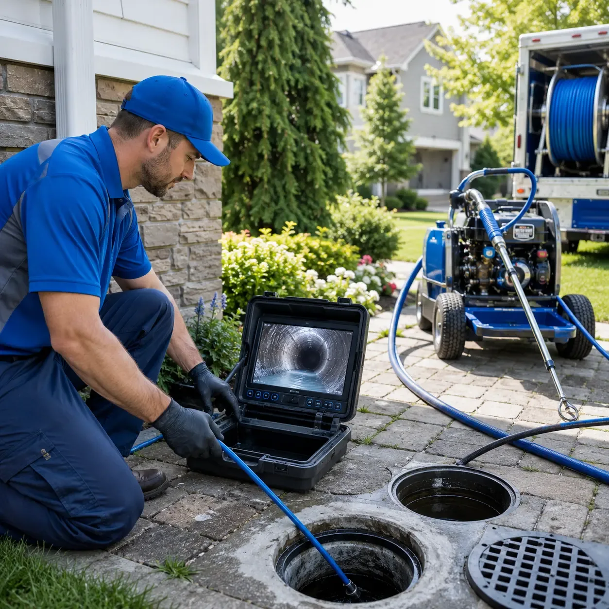 Outdoor drain cleaning professionals serving Northport, NY